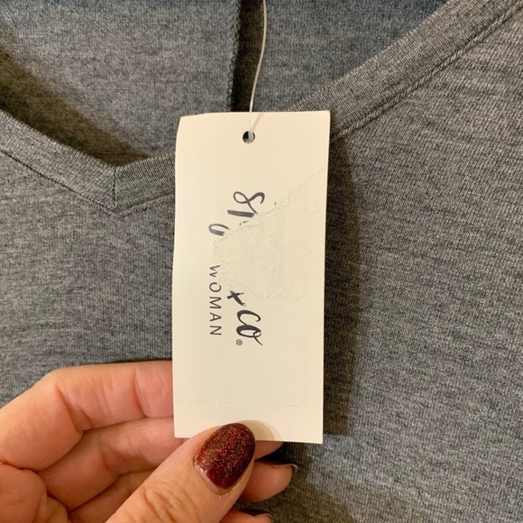Style & co gray tunic NWT X - Picture 4 of 6